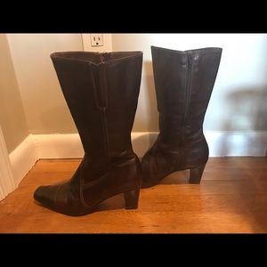 Sesto Meucci brown mid calf boots